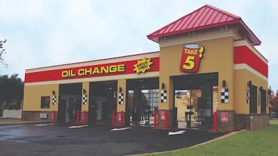 Take 5 Oil Change logo – Oil Change Service in Olive Branch, MS