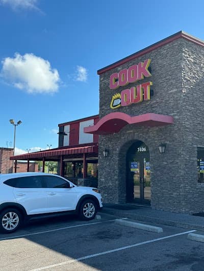 Cook Out logo – Hamburger Restaurant in Olive Branch, MS
