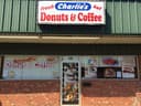 Charlie's Donuts & Coffee Shop logo